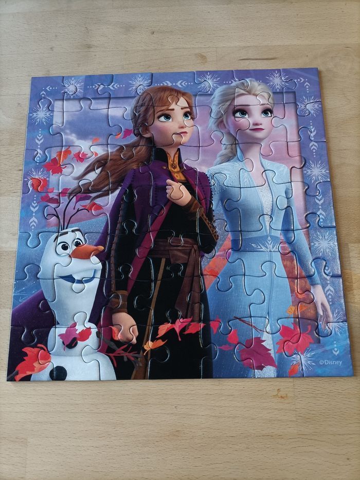 3 Puzzles Reine des neiges 5+, 49 pièces - photo numéro 2