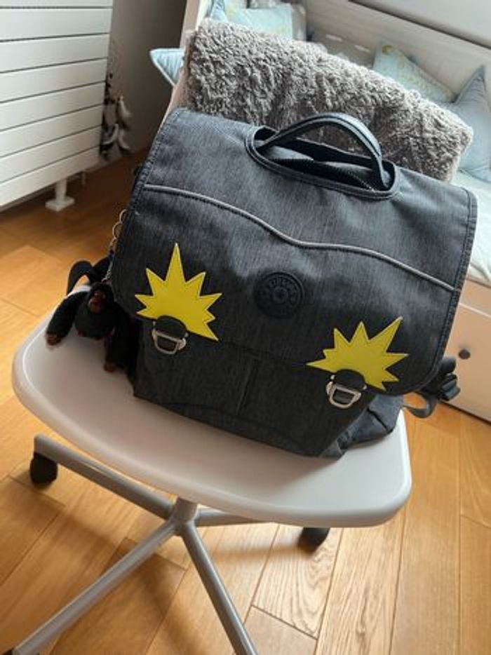 Cartable Kipling Glitter Blue - photo numéro 6