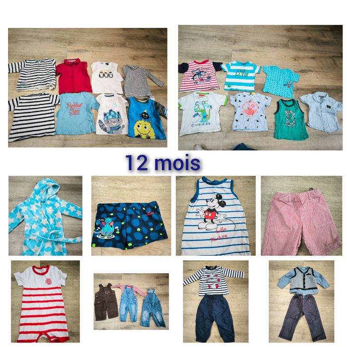 Lot garçon 12mois