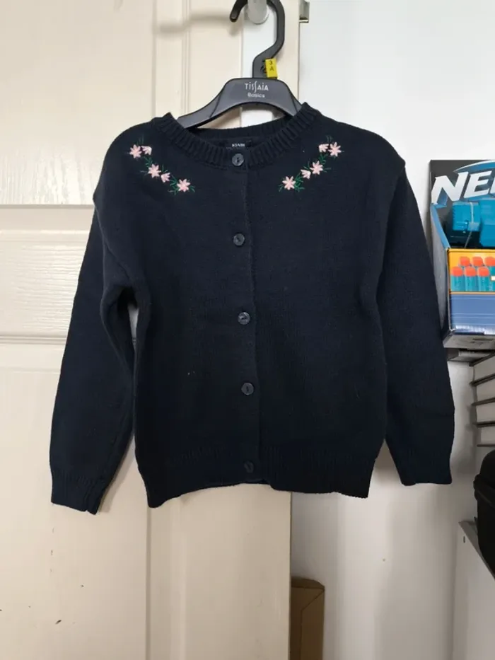 Gilet bleu foncé 4 ans