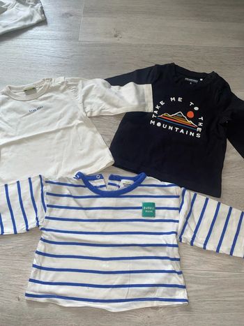 Lot de tee shirt manche longue