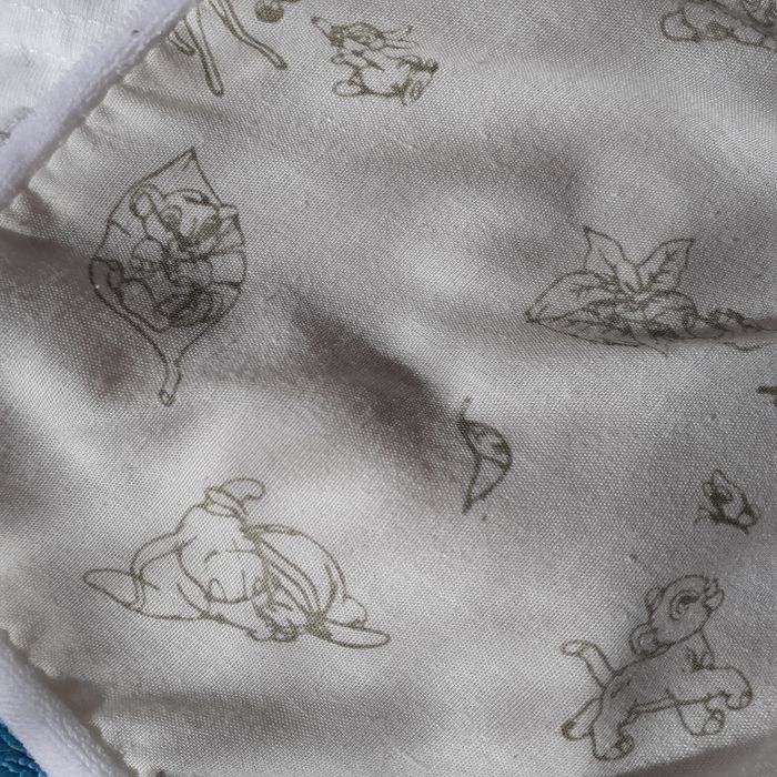 Peluche-doudou "Panpan le lapin" avec mouchoir imprimé - photo numéro 8