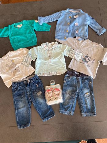 Lot de vêtements mi-saison 9 mois
