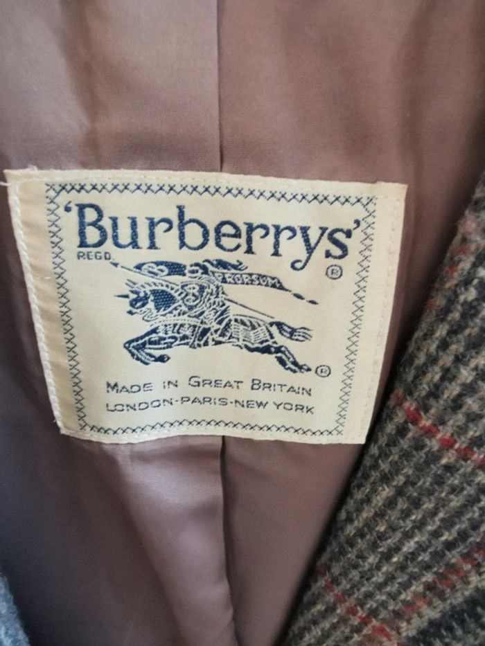 Veste burberry 100% laine - photo numéro 2