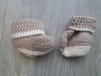 Chaussons tricotés