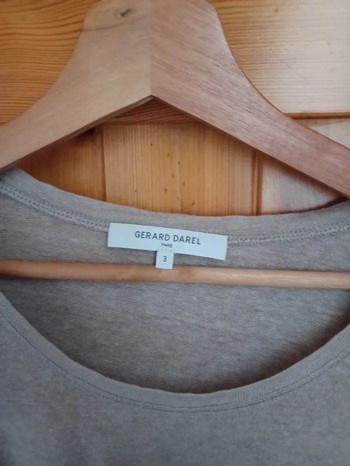 Top beige taupe Gérard Darel - photo numéro 3