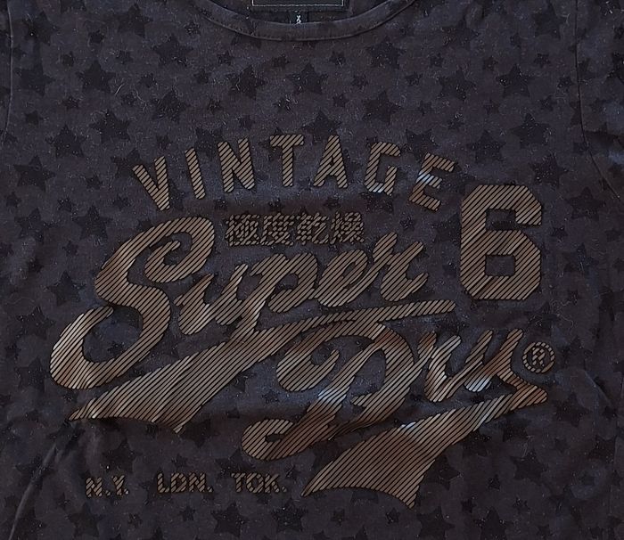 T Shirt Superdry femme XS noir - photo numéro 4