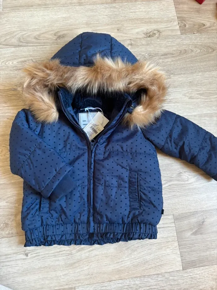 Doudoune bébé fille 18 mois neuve