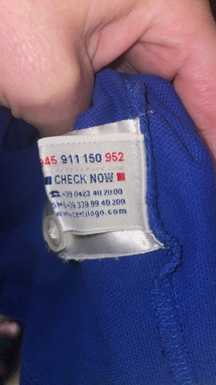 Polo Bleu Moncler TL - photo numéro 6