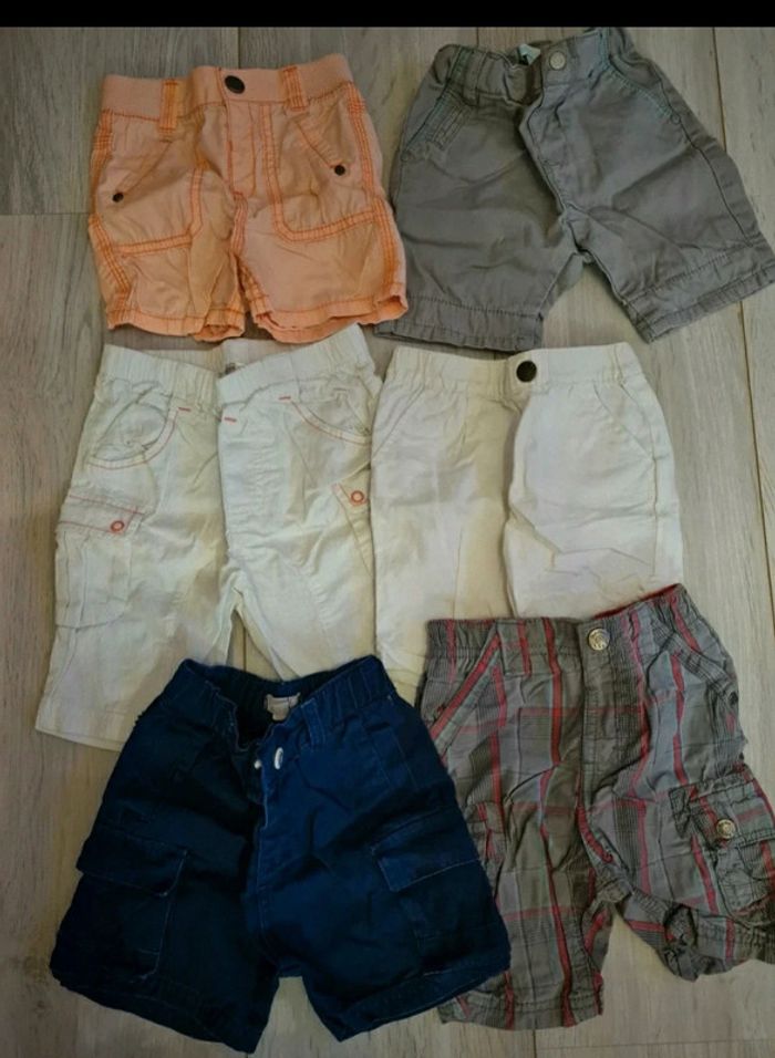 Lot de 6 short bermuda garçon taille 12 mois 1 an