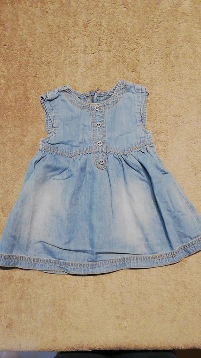 Robe jean légère 6 mois fille kitchoun