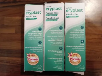 Lot de 3 tubes Eryplast lustine 75g - neuf