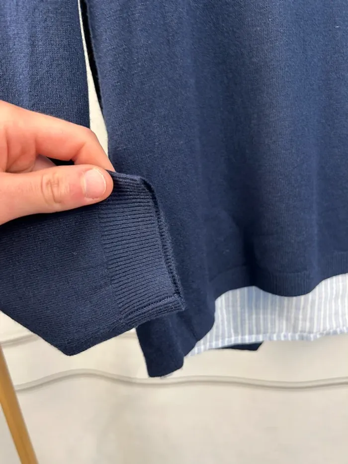 Pull chemise La petite étoile Marine S neuf - photo numéro 4