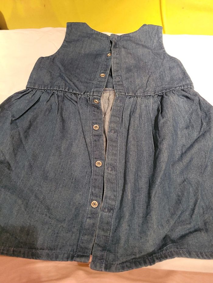 Robe légère en jean fille 24mois - photo numéro 4