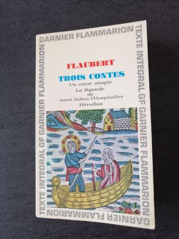 Livre collector Trois contes de Flaubert en bon état