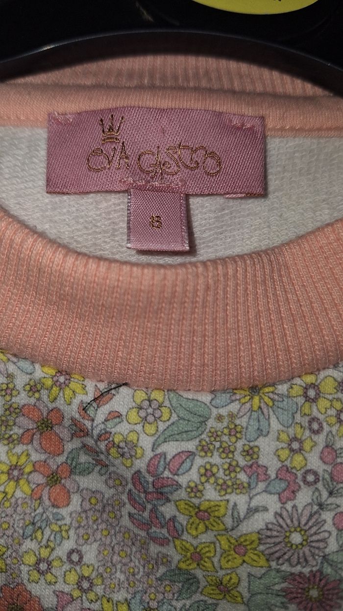 Pull en Liberty Margaret Annie marque Eva Castro 8 ans - photo numéro 3