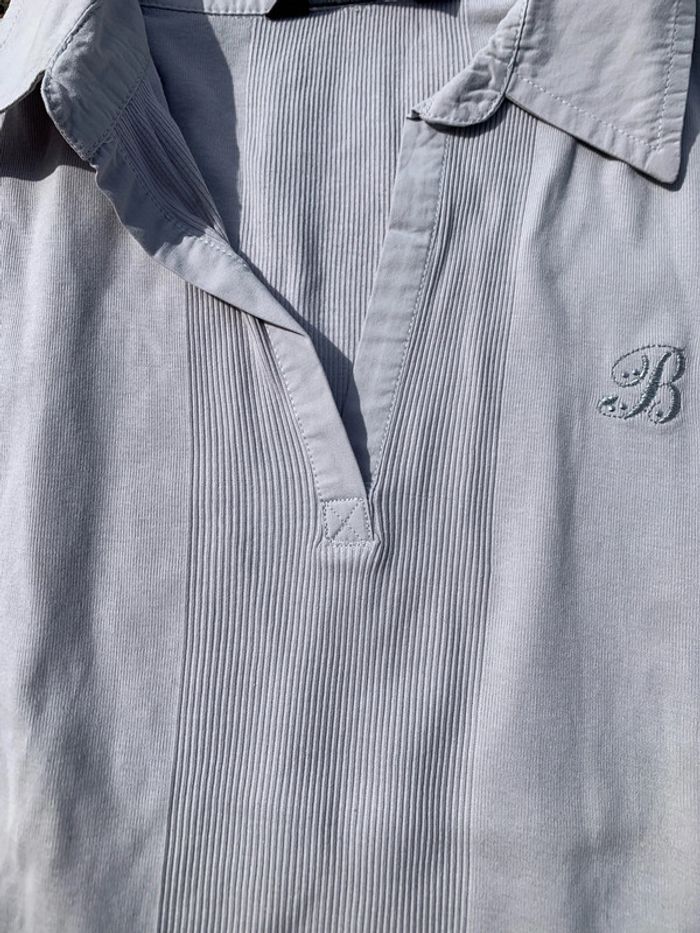 Polo épaules dénudées gris perle - photo numéro 5