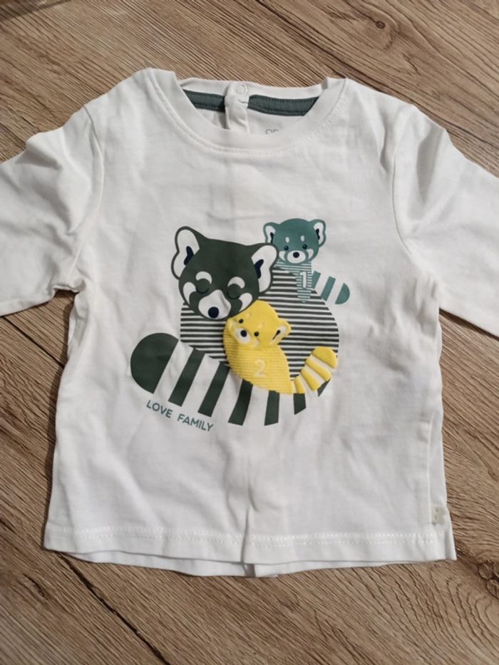 T-shirt obaïbi 3 mois - photo numéro 2