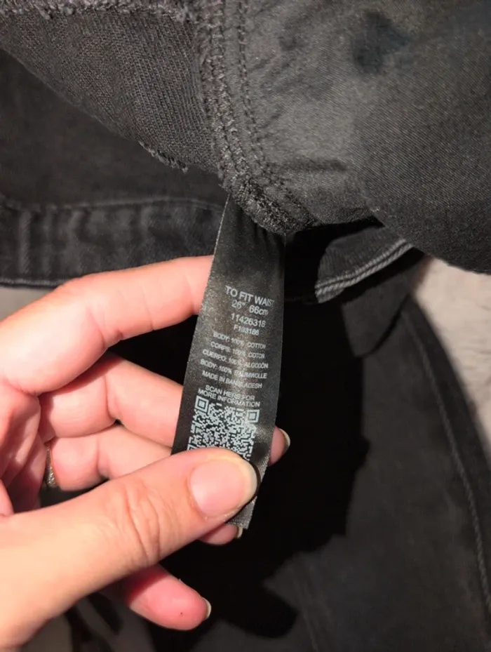 Jean mom.noir Asos. Neuf. Taille 36. W26 - photo numéro 7