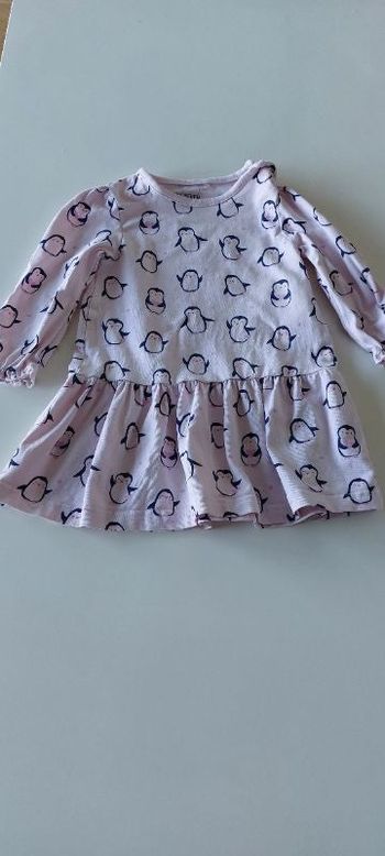 Robe manche longue légère 9-12 mois