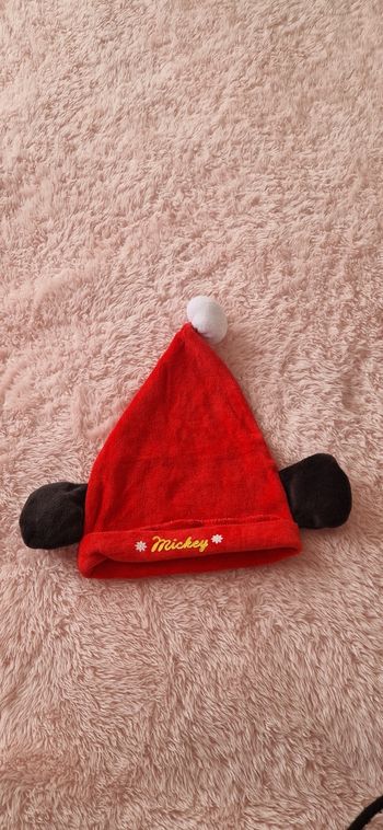 Bonnet Noël bébé Mickey