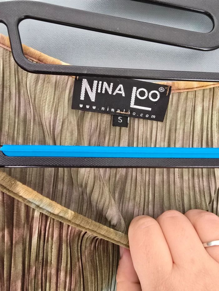 Ensemble jupe et haut stylée kaki taille 5 Nina loo - photo numéro 7
