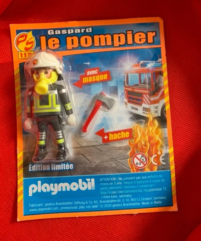 Playmobil : Gaspard le pompier