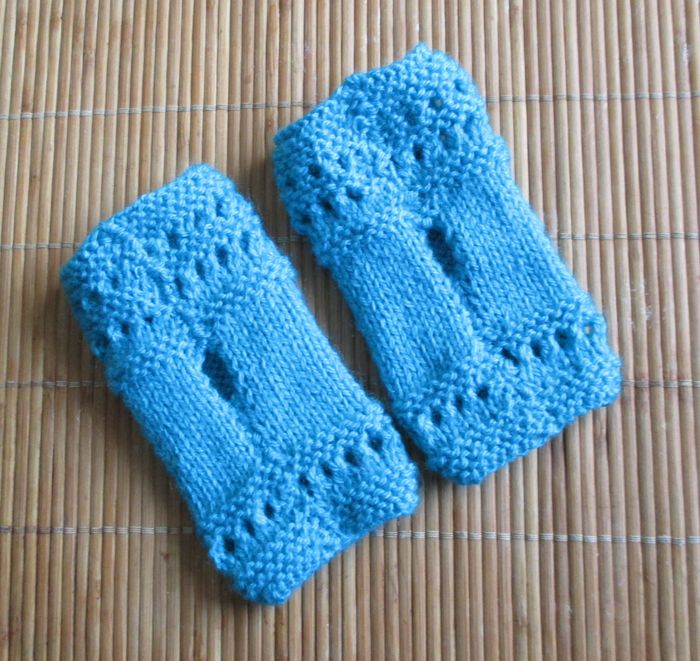 Mitaines fille tricot - photo numéro 2