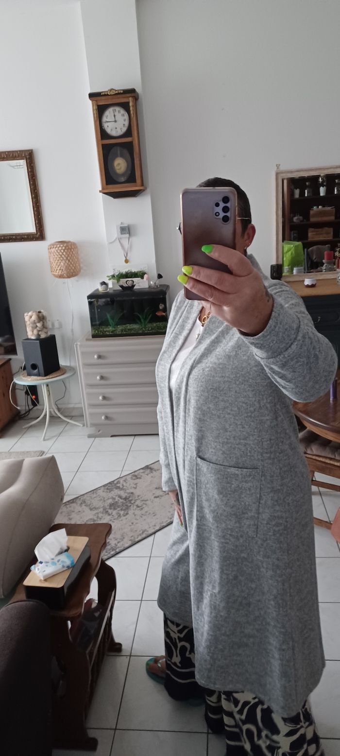 Très beau gilet long femme T U - photo numéro 6