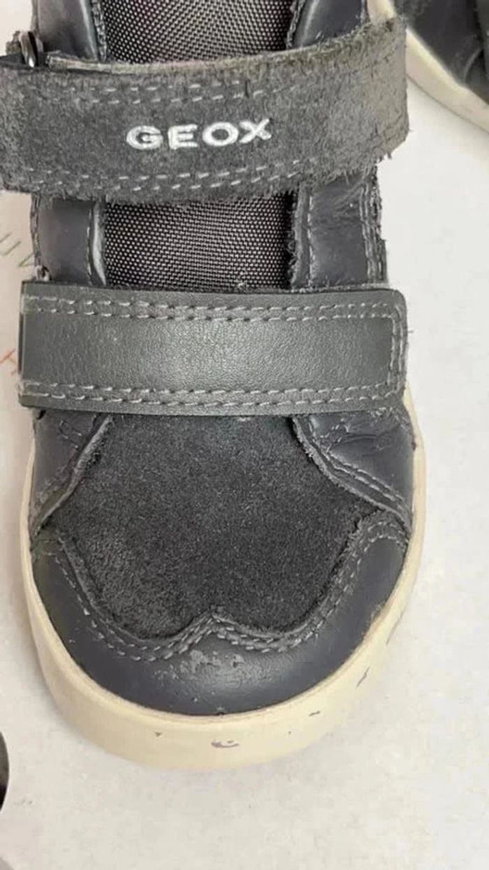 Geox Gris foncé fille en cuir 21 - photo numéro 4