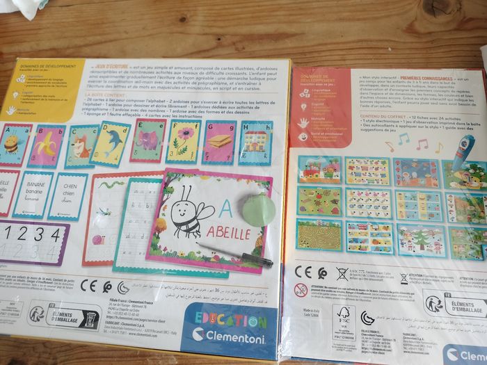 Pack jeux connaissances et écriture Clementoni neufs - photo numéro 3