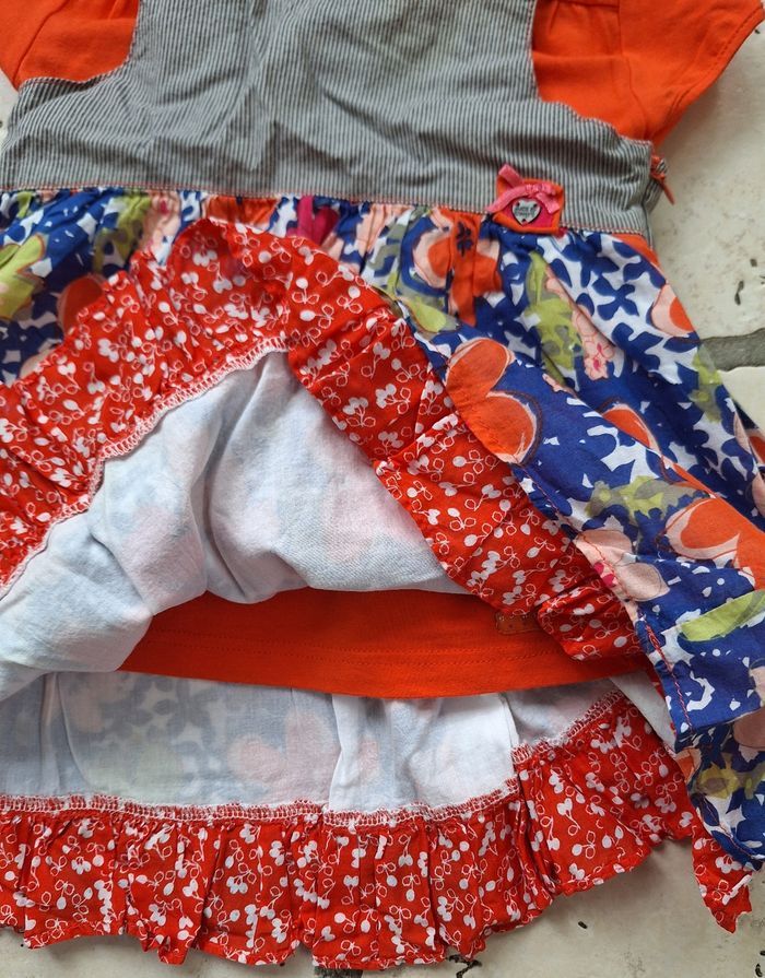 Ensemble robe fleurie et top Confetti Absorba - 3 ans - photo numéro 3