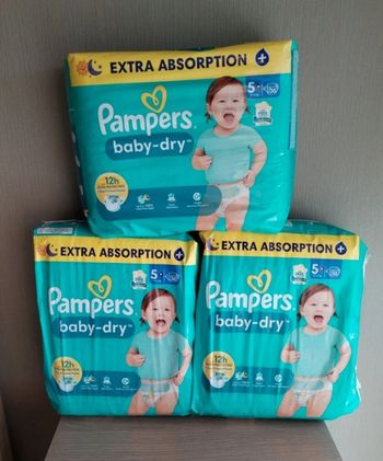 Couche pampers Baby Dry