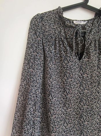 Blouse noire à imprimé motif floral Taille S Only Neuf