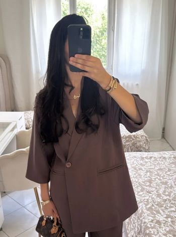 Blazer manches courtes