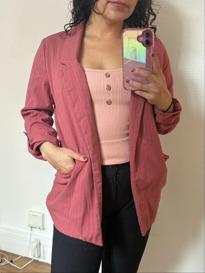 Blazer rose - photo numéro 3
