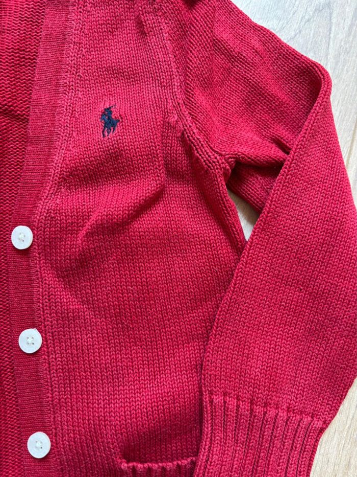 Gilet rouge Ralph Lauren - photo numéro 3