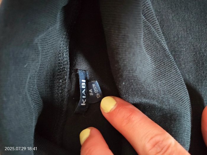 Sous pull noir Kiabi 8 ans - photo numéro 3