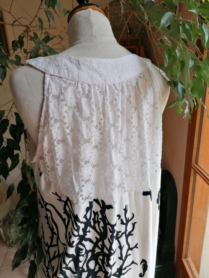 Robe été fluide broderie t38/40 parfait etat. - photo numéro 3