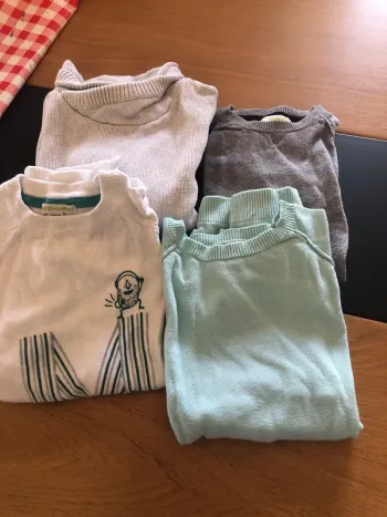 Lot de 4 pulls garçon