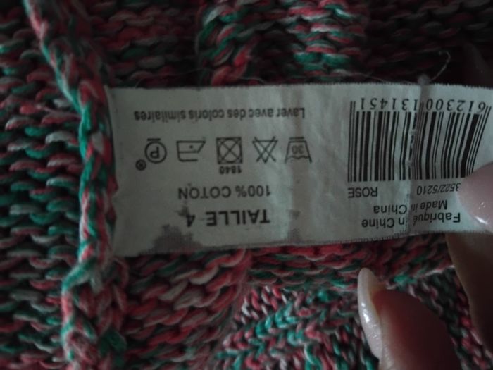 Pull mouliné col rond - photo numéro 5