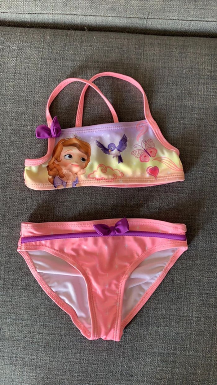 Maillot de bain 2 pièces « princesse sofia » 2 - 3 ans