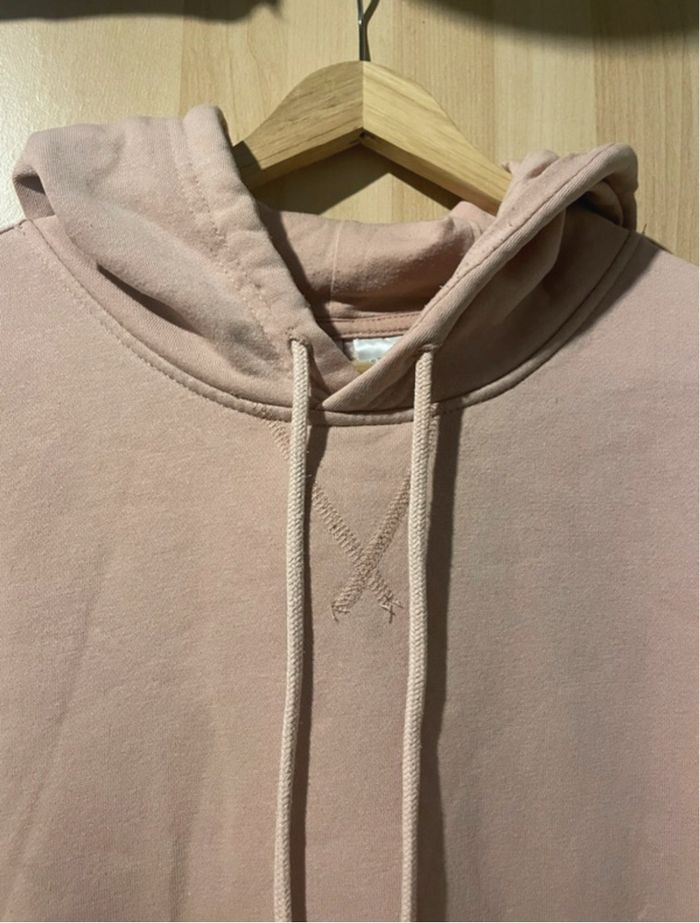 sweat à capuche rose pale - photo numéro 4