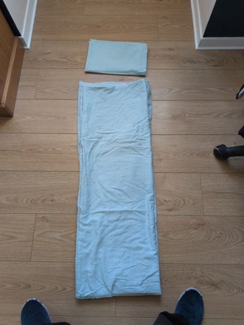 Housse de couette 1 personne, réversible 