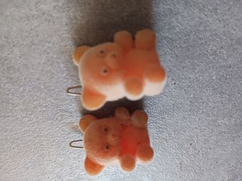barrettes nounours rose lot de 2