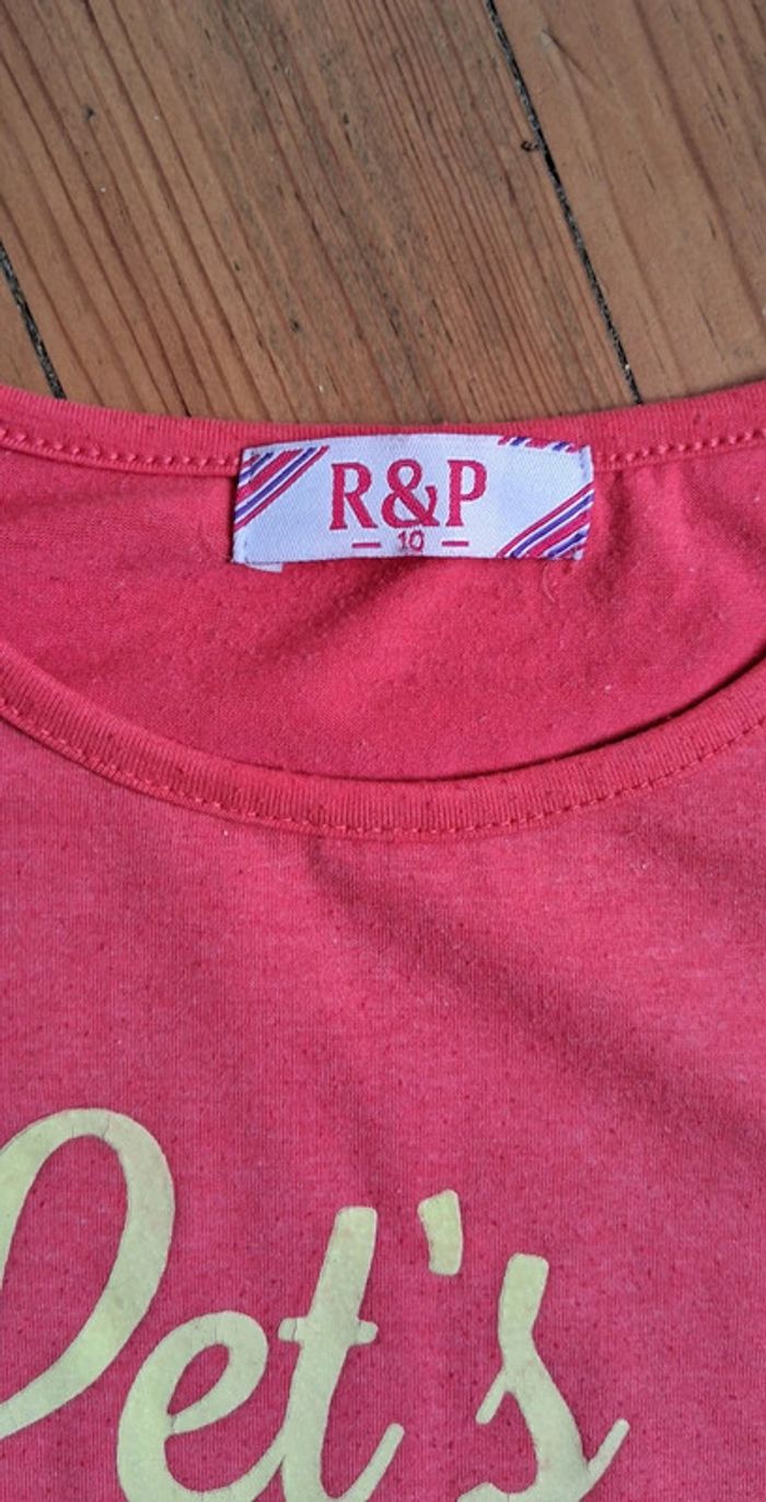 Tee-shirt fille taille 10 ans - photo numéro 3