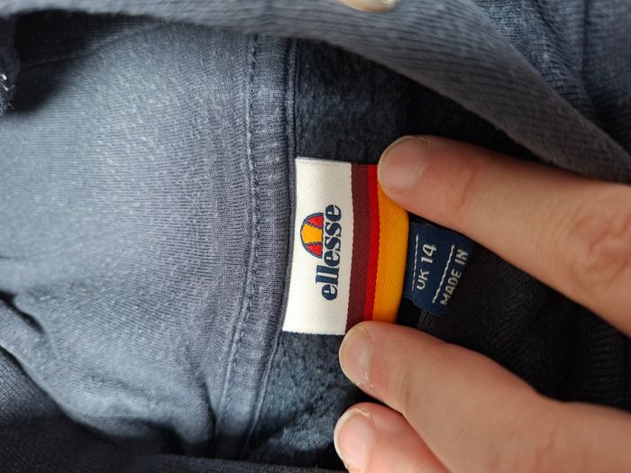 Sweat à capuche bleu marine Ellesse Taille 42 - photo numéro 6