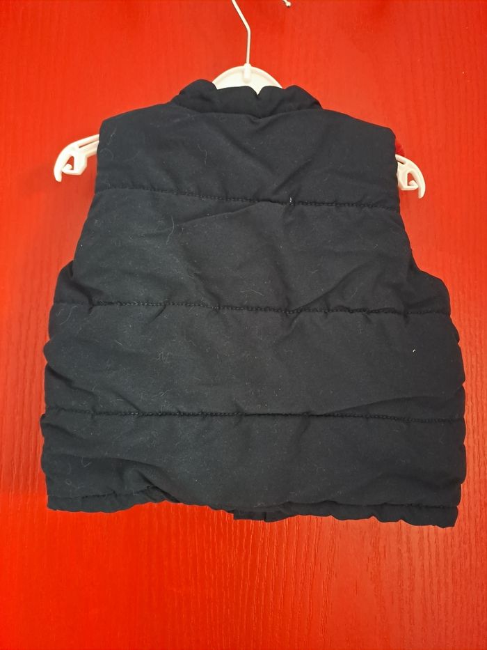 Veste doublé sans manches garçon 12 mois - photo numéro 4