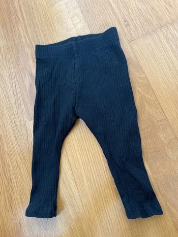 Legging neuf fille Kiabi taille 9 mois noir