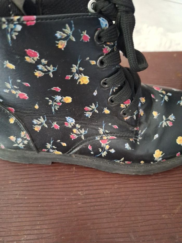 Bottines fleuries t32 #CHAUFI-002 - photo numéro 5